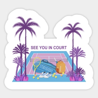 See you in court Sticker